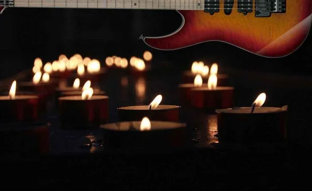 DickieFredericksGuitaristVeroBeachFloridaCandles